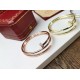 Cartier Cartier double studs glossy bracelet  high-end customized high quality     excellence inside and out   sub-gold material rose gold white gold yellow gold