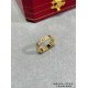 V gold plated with micronized gold Premium goods do not accept returns and exchanges Size 5678 Only the high grade precision version Cartier narrow version of the full star II CNC hand-set diamond ring   Each stone on th