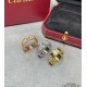 V gold plated with 1.0 micronized gold Size 678 Cartier wide no main diamond CNC full star ring   Every stone on the ring is hand set Refractive index visible to the naked eye   Very time consuming to make Toxic Recommen