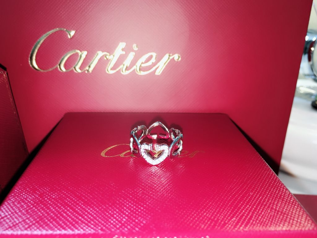 Cartier new love ring, S925 sterling silver finishing version, big design, ring US size 6.7.8, ring