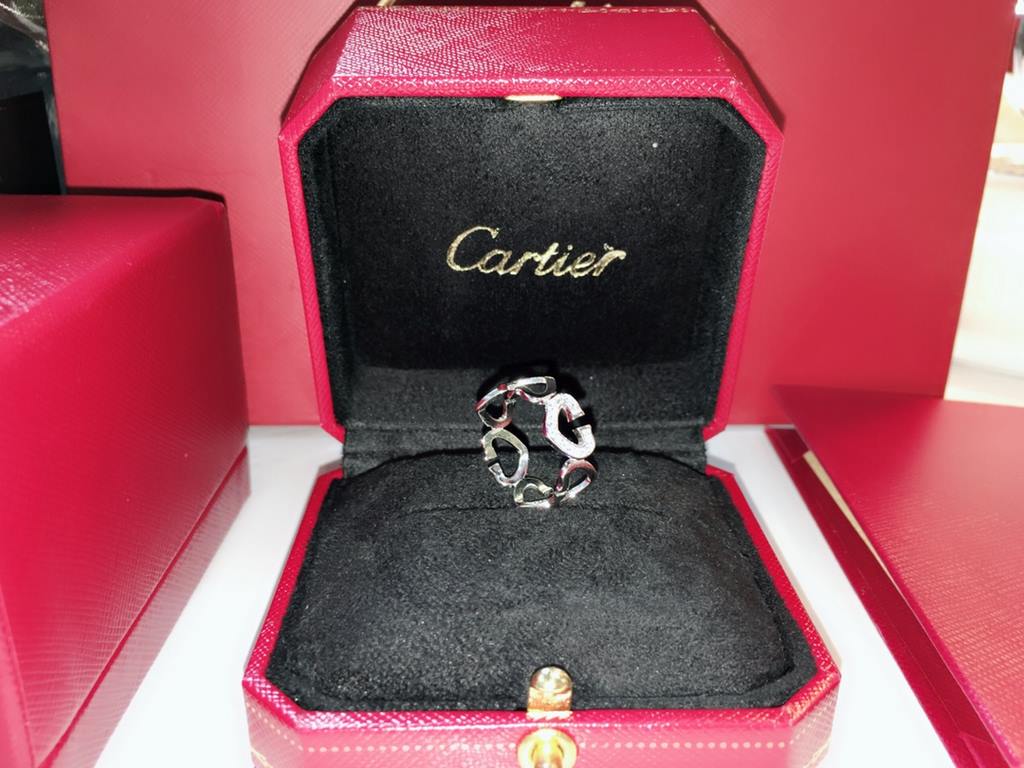 Cartier new love ring, S925 sterling silver finishing version, big design, ring US size 6.7.8, ring