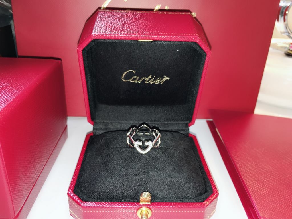 Cartier new love ring, S925 sterling silver finishing version, big design, ring US size 6.7.8, ring