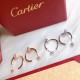 Cartier Cartier nails full diamonds small earrings luxury high-end original more than 100,000 full of diamonds earrings super versatile cool Selected German imported s925 sterling silver material inlaid with high-end qua