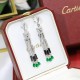 sold crazy star hot push models     Cartier Cartier Series Jewelry sexy three-dimensional SOLEIL fashion color diamond diamond tassel leopard earrings earrings shipment    star with the same paragraph, beautiful and beau