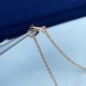 Love double ring necklace in rose goldThe classic Cartier Love is immortalized by a thousand hammers.Simple atmospheric screw cap design, rose gold is more valuable than white goldThe whole series is suitable for unisex,