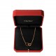 Love double ring necklace in rose goldThe classic Cartier Love is immortalized by a thousand hammers.Simple atmospheric screw cap design, rose gold is more valuable than white goldThe whole series is suitable for unisex,