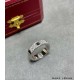 V gold material (economy version) Size 678. original single goods Cartier economy version of the black studs star ring, the industry's most cutting-edge and most complete Au 750 18K gold process imported from Germany uni