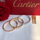 CNC version   Cartier classic diamond-free love bracelet, many years of word of mouth paragraph plating 18K gold thick gold does not fade Original CNC machine cutting process! Special promise the details of the material,