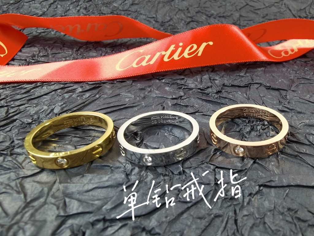 Cartier narrow screw ring   solitaire ring, the most popular one diamond ring ring     timeless classic In recent years is very hot High-end high carbon diamond micro-setting material The same craftsmanship is not the sa