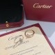 Cartier Cartier Classic Full Diamond Nail Ring High-end custom imported s925 sterling silver plating 18k gold hand-set hundreds of top imported eight hearts and eight arrows diamonds 11 customized counter counter counter