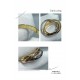 V gold material Cartier three rings without diamonds   Size 678. manpower a   ring embracing inlay Perfect interpretation of symmetrical aesthetics Elegant and generous. Ring butt Smooth ring arm Wear comfortably without