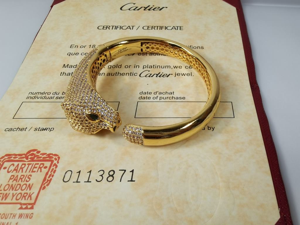 Cartier official [shhh][shhh] 11 leopard bracelet   Classic aristocratic, personalized open design    Fully handmade magnifying glass Micro-setting up to a half-drill 590 super sparkling AAAA diamonds, Australia imported