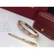 Cartier Cartier classic full star bracelet    hot LOVE full diamond bracelet   imported gold plating 18k rose gold  white gold Set simulation high carbon diamonds   high end customized full diamonds models screws bracele