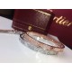 Cartier Cartier classic full star bracelet    hot LOVE full diamond bracelet   imported gold plating 18k rose gold  white gold Set simulation high carbon diamonds   high end customized full diamonds models screws bracele