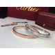 Cartier Cartier classic full star bracelet    hot LOVE full diamond bracelet   imported gold plating 18k rose gold  white gold Set simulation high carbon diamonds   high end customized full diamonds models screws bracele