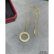 V gold plating 1.0 imitation gold CNC high version Cartier LOVE full of diamonds big cake necklace   real shot   high-end customized    look at the chain plate to see the engraving, and then look at the workmanship Origi