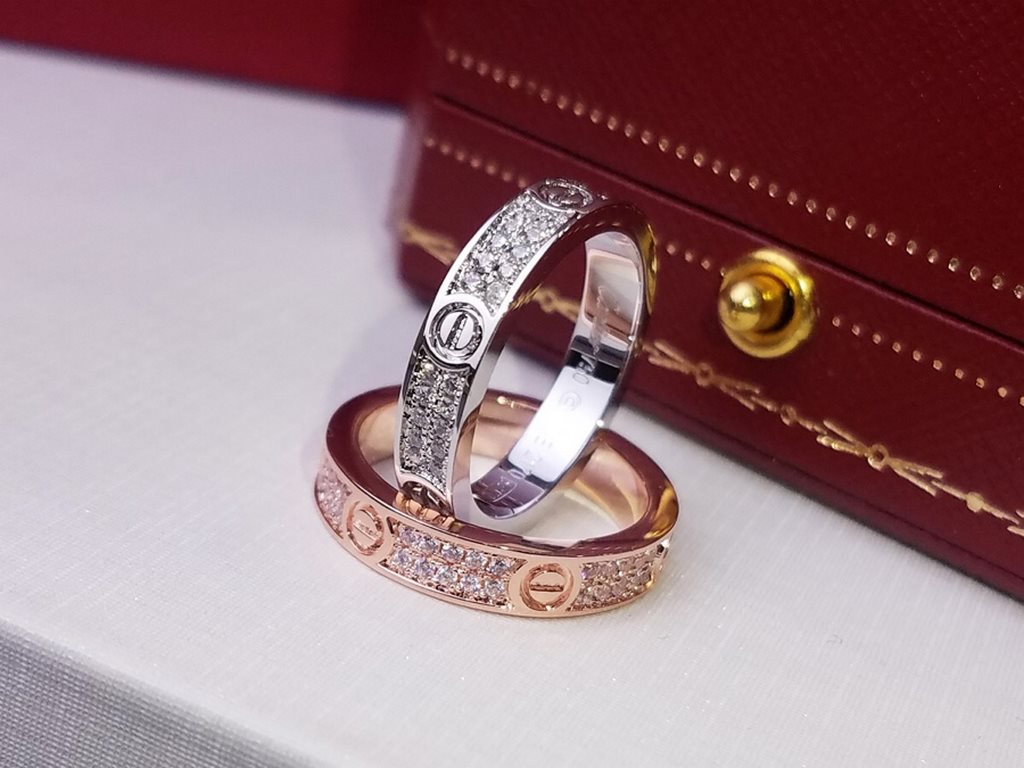 Cartier Cartier official website latest release    fire narrow version of the LOVE star ring more delicate ~ such a beautiful thing you must have #6789 yards #