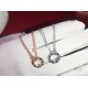 Cartier Cartier classic LOVE choker double necklace [lightning] original one to one customized, comparable to the real thing [embrace] high-end sub gold plating 18k gold craft  125