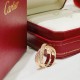 Caetier Paris Nouvelle Vague Cartier Double Crossover Ring Imported from Germany 925 Sterling Silver Micropavéd with High Carbon Diamonds The style is stylish and classic and versatile Original logo High-end customizatio