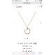 Cartier Cartier 925 Sterling Silver Necklace with Diamonds and Nails Back Polished Counterfeit Selected German Imported Electroplated Thick Gold Ultra Beautiful