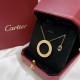 Cartier CNC Triple Diamond Big Biscuit Necklace Double Sided WearableActual photo  , real details are presented  ! Cartier Cartier ......LOVE Collection .... Germany imported S925 sterling silver weighing 11g very feel P