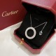 Cartier CNC Triple Diamond Big Biscuit Necklace Double Sided WearableActual photo  , real details are presented  ! Cartier Cartier ......LOVE Collection .... Germany imported S925 sterling silver weighing 11g very feel P