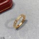 V gold plated with mickey gold.  Yardage 5678 Only Premium Finished Cartier Spaced Row Diamond Ring   Each stone on the ring is hand set Refractive refractive index visible to the naked eye   V-gold with 1.0 micronized g