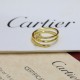 Generation level   [925 Cartier Cartier nails new double glossy ring   Cartier classic masterpiece, enduring  Legendary classics, has always been popular without much to say  Look at the workmanship to see the details to