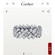 Cartier New Chic three rows of diamonds Square Diamond Ring Drill can enhance the overall sense of collocation, inadvertently a turn back, the light refracts the fire of the diamond, simply the whole person is noble. Thi