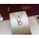 Cartier double ring clasp full of diamonds necklace] full of diamonds high craft .... Micro-setting full of diamonds     flash non-stop, earn non-stop Ya .... Exported to Europe foreign orders .... The use of German impo