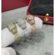 (Theme New Year rich) Cartier full diamond leopard ring   men and women, sterling silver leopard   couples models using 18K gold goods version out of the wax made into a finished product, so in addition to the difference