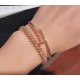 Cartier New version of the willow nail bracelet, the most popular one very personalized one. Eternal classic in recent years is very hot High-end V gold plating thick gold micro-setting material The same craftsmanship, n