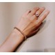 Cartier New version of the willow nail bracelet, the most popular one very personalized one. Eternal classic in recent years is very hot High-end V gold plating thick gold micro-setting material The same craftsmanship, n