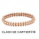 Cartier New version of the willow nail bracelet, the most popular one very personalized one. Eternal classic in recent years is very hot High-end V gold plating thick gold micro-setting material The same craftsmanship, n