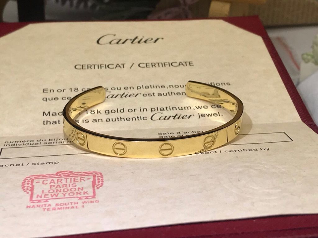 Cartier   open bracelet       classic model of LOVE S9 2  5  silver crafted either white gold rose gold are super awesome   super versatile