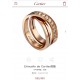 Cartier Cartier Etincelle de series single row diamond cross ring Finally published High-end customized s925 sterling silver material thick gold code 678 080130