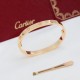 CNC version   Cartier classic diamond-free love bracelet, years of word-of-mouth models. The use of sub-gold material plating 18K gold thick gold does not fade Original CNC machine cutting process! Special promise the de