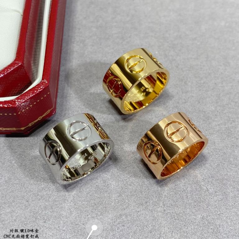 V gold material yardage 6789, Cartier CNC glossy extra wide LOVE nail ring   counter Cartier China line exclusive debut of the main push popping models Good delicate said girl's welfare ah ~