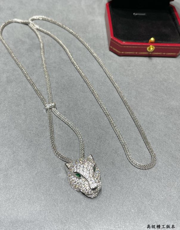 Cartier leopard head necklace, super dominant leopard, each product Teacher Fu carved and carved to present the most perfect product! Absolute poison level!