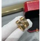 V gold Cartier Cartier CNC wide version of the single diamond LOVE ear shoot, the classic 【Grade】   Classic Cartier love series The most classic models need not be introduced Germany imported high-end Three colors can be