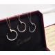 Cartier Cartier Explosive Nail Necklace  S925 silver Counter high quality quality can not be said simply beautiful   white gold rose gold two colors to choose from   fashionable classic never out of date