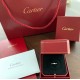 92 5  (left yardage 5, 8) new exquisite thick Sterling Silver [K gold process] Cartier  祖母切割梯形钻戒指 A jewelry that expresses the spirit of freedom, the creation of the ring legend, witnessed the legendary love of the unswe