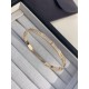 (CNC hand-set version)  Narrow version of the full star couple bracelet three colors rose gold  gold  silver three sizes 16 17 18 -  love series   Leve series   million years of classic bracelets Every time we talk about