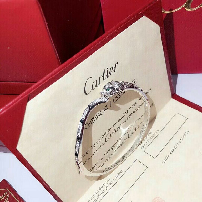 sold crazy star hot push models    Cartier Cartier jewelry collection sexy three-dimensional SOLEIL fashion full of diamonds spotted leopard round bracelet shipment   stars with the same paragraph, beautiful and beautifu