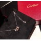 Original quality Cartier Cartier Classic Three Rings Passepartout Necklace S925 sterling silver plated with 18k gold Imported simulated diamonds inlaid Superior color separation plating can be detached to match with the 