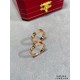 V gold material Narrow version. Size 5678 in rose gold. Cartier CNC Narrow English Ring   One of the most popular rings     Timeless classic Very hot in recent years High-end High-carbon diamonds in micro-setting materia