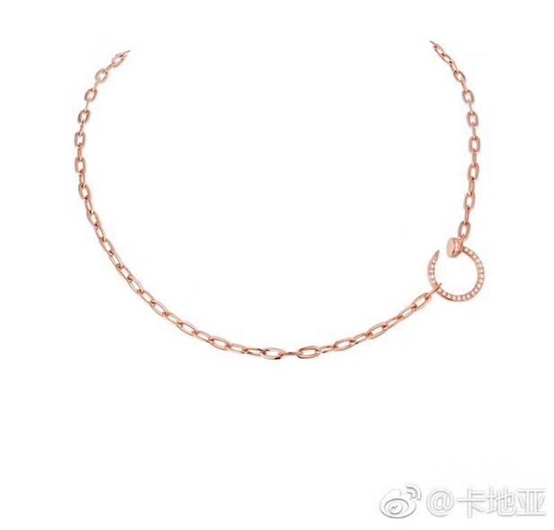 Cartier Cartier new nail necklace skeleton chain original consistent proportion of the same models of major stars crafted to perfection Germany imported s925 sterling silver material plating 14k gold rose gold, platinum 