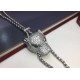 Luxurious leopard head necklace] Cartier Cartier [shhh] [shhh] 11 leopard full diamonds Necklace shipping    Classic aristocratic style, luxury full diamonds leopard head design    Exclusive real shot   Asian gold platin