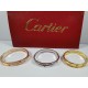 Cartier 2 in 1 double ring bracelet   mother bracelet   screws double ring crossover bracelet   classic generous models, gift to wear themselves Elegant and beautiful to the extreme    sub-golden material electroplated w