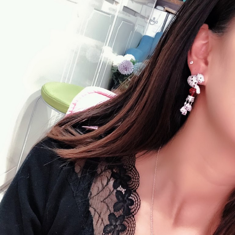 sold crazy star hot push models   Cartier Cartier Series Jewelry sexy stereo SOLEIL fashion full of diamonds spotted leopard circle onyx tassel crystal diamond earrings earrings shipped    stars with the same paragraph, 